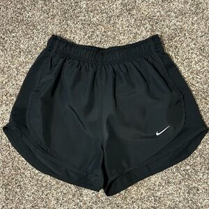 Women’s Nike Tempo Running Shorts, XS, Color: Black/Black/Blk, Back has damage